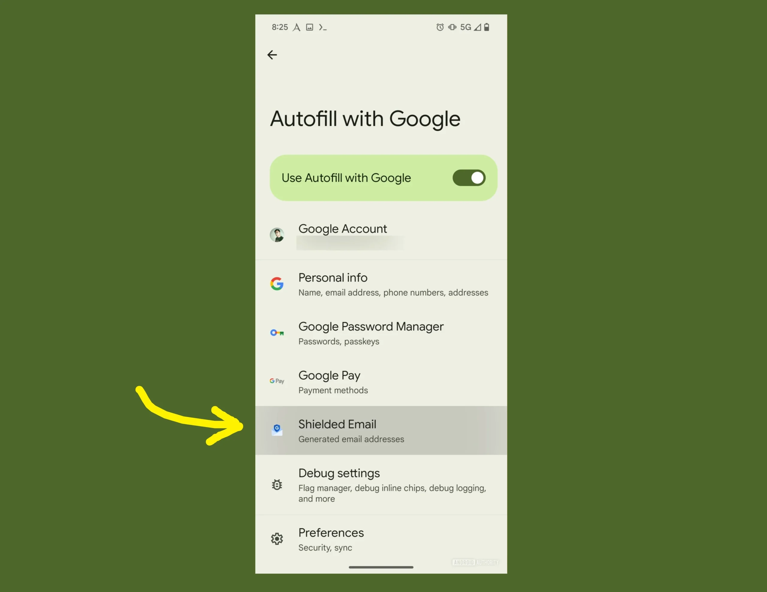 seielded email android from google New feature